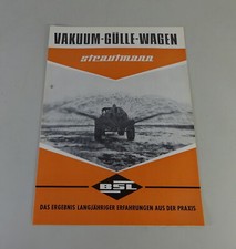 Prospekt / Broschüre BSL Strautmann Güllewagen 2000 - 3500 Liter