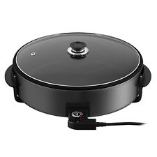 1500W Elektrische Pfanne 30/40cm Pizza- PartyPfanne Grillpfanne Multipfanne