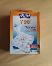 3 Staubsaugerbeutel Swirl Y98, AirSpace Technology, Hepa-Filter, Dirt Devel