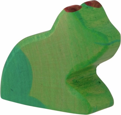 Frosch von holztiger kröte - frosch,