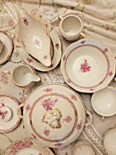 Herend set handgemalt apponyi - set,