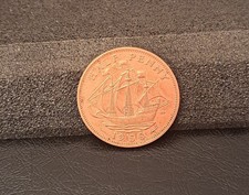 Münzen England Half Penny   1958