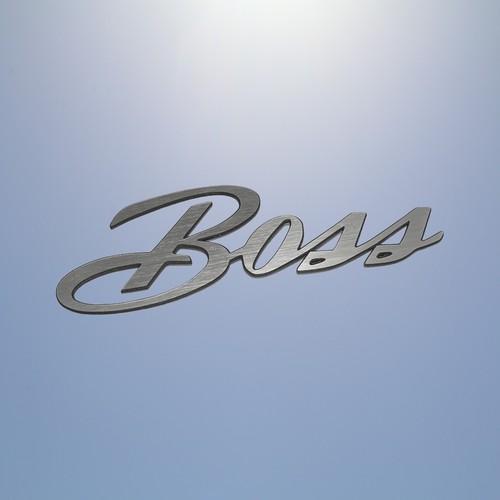 Boss 120x40mm badge - badge, emblem