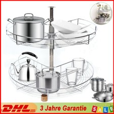 Topfkarussell Küchenschrank 270° Talarboden Eckschrank Drehboden Karussellbode