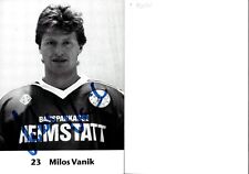 MILOS VANIK Autogramm AK Autogrammkarte Eishockey EHC HEDOS München