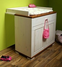 Massivholz Wickelkommode