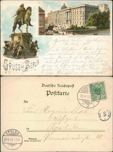 Ansichtskarte litho berlin - ak,