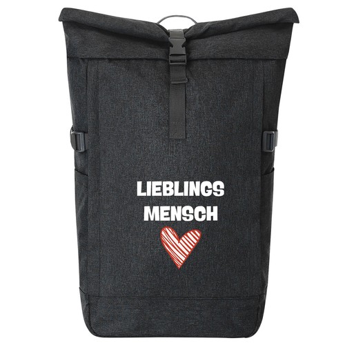 Kurierrucksack lieblingsmensch - kurierrucksack,