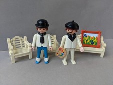 Playmobil Nostalgie Maler Gartenmöbel
