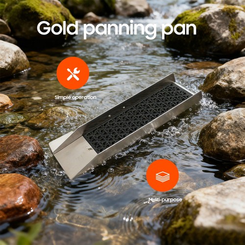 Goldwaschrinne für