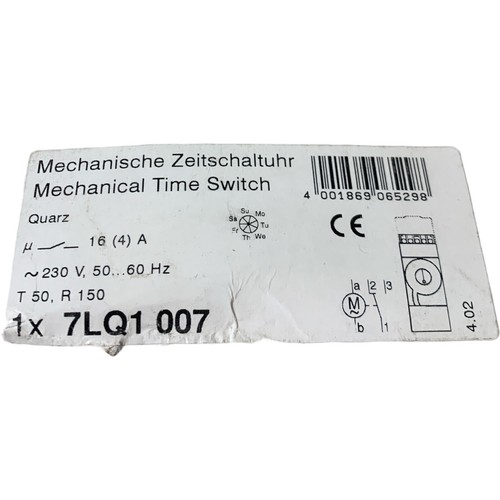 Siemens 7lq1 007 mechanische - siemens,