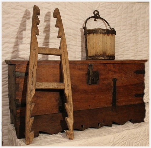 Gotik truhe landhaus - truhe,