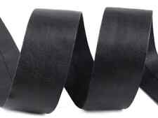 Schrägbänder aus Kunstleder 30mm breit Kantenband Einfassband schwarz
