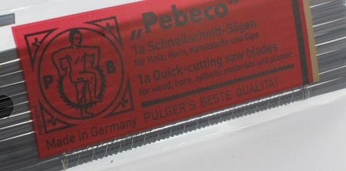 Laubsägeblätter pebeco - 1a,