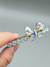 Haarspange mit Swarovski® Kristall Schleife Haarspange Geschenk Neu