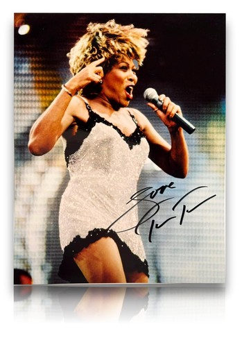 Tina turner autogramm - tina,