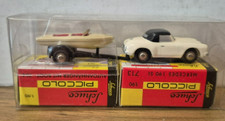 Schuco Piccolo Mercedes Benz 190 SL 713 Bootsanhänger 764 1:90 in OVP