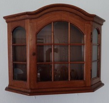 Hängeschrank Vitrine eiche