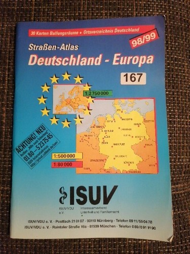 Straßen atlas deutschland - straßen-atlas,