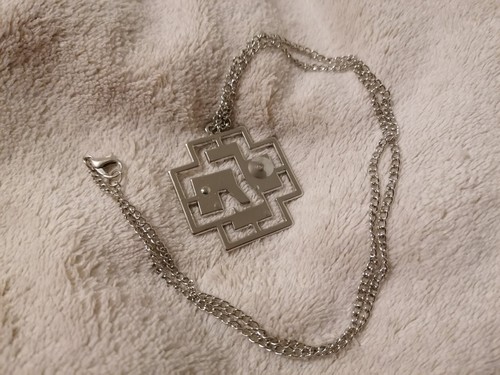 Neu halskette rammstein logo - halskette,
