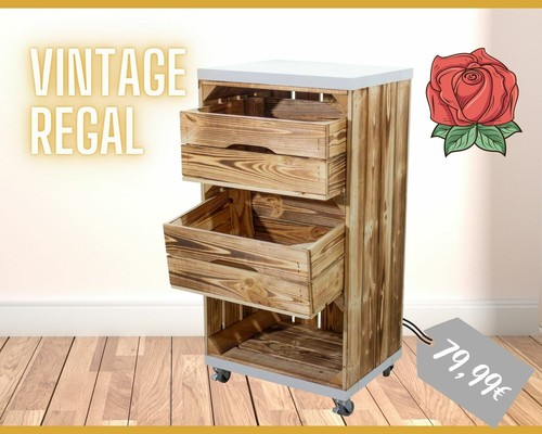 Geflammtes regal mit - regal, 2