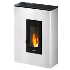 Pelletofen ATRIUM 5 Weiß 5,2