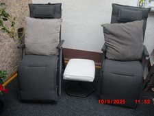  LIVARNO home Alu-Relaxsessel "Toronto " antraazit  alles Neuware 1