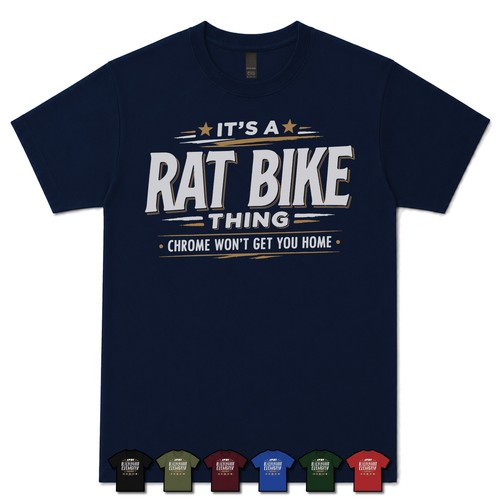 Rat bike thing chrome - rat,