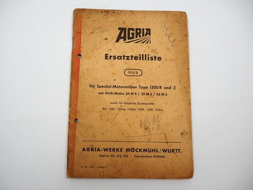 Original agria 1300 z - agria,