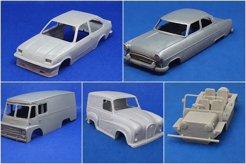 Resin car body - -, mini