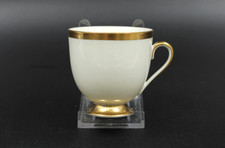 Fürstenberg Fürstin Kaffeetasse Tasse mit Fuß Elfenbein Goldrand 01650 Porzellan