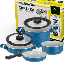 BRUNNER Camping Topfset CAREZZA NG ø20 cm Leicht Stapelbar Keramikbeschichtung