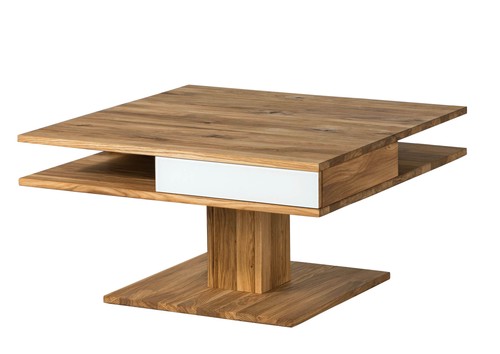 Couchtisch wildeiche 85x85x45 - wildeiche,