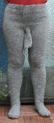 Strumpfhose mit peniswärmer - strumpfhose,