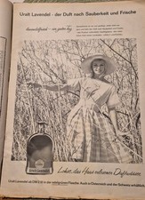 Vintage Anzeige Uralt Lawendel