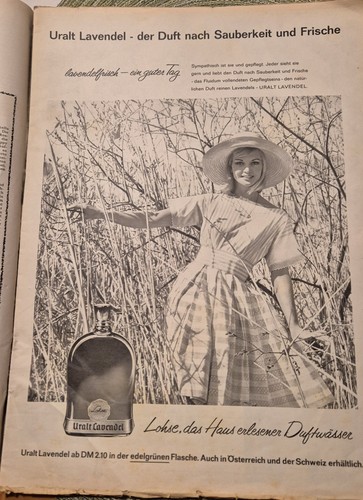Vintage anzeige uralt lawendel - vintage,