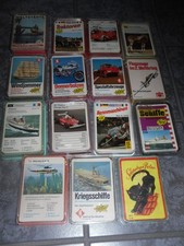 Quartett Alt 70er Paket ? 15 St. Traktoren Schiffe Rennmaschinen Feuerwehr u.a.