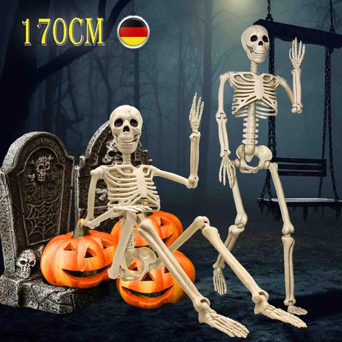 Skelett halloween lebensgroß - halloween,