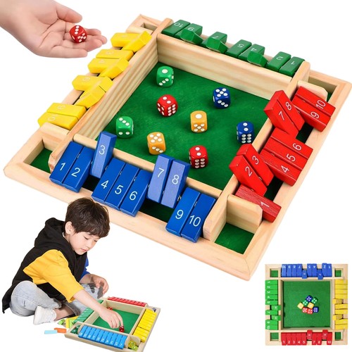 Shut the box rechenspiel aus - box,