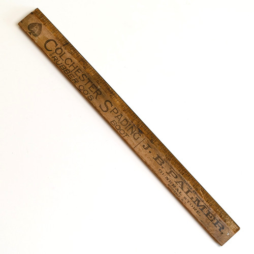 Antikes werbe lineal - antikes, werbe‑lineal