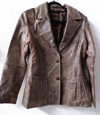 Damen Leder Jacke Gr. XL von