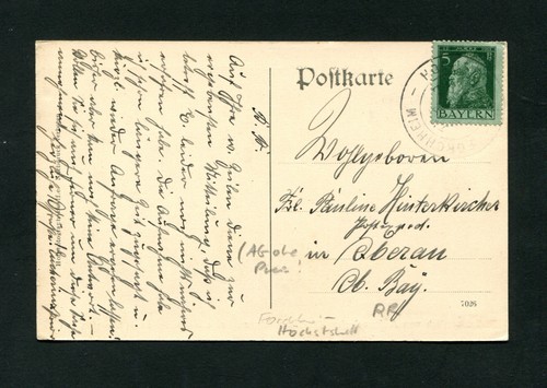 Bayern sehr seltene bahnpost - seltene,