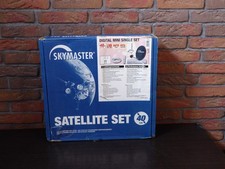 Skymaster Digitale Sat Anlage Spiegel 40cm LNB Kabel Schüssel Camping Mobil Mini