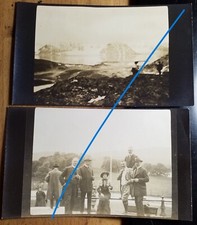 Nordlandfahrt Hamburg-Amerika Linie Victoria Luise 1912 Smerenberg Bay / 2x Foto