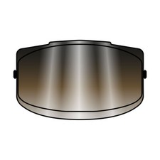 Silver Mirrored Visor Helmet