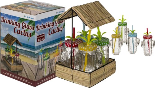 4er set trinkgläser hawaii - set,