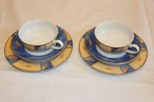 Ritzenhoff & Breker Flirt Yellow Leaves Teetasse 2 pers. 6 tlg Tee Ostfriesentee