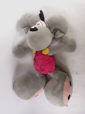 XXL Diddl Riesen Diddlmaus Grau Pink stehend ca. 110cm sitzend 65cm Sehr Selten