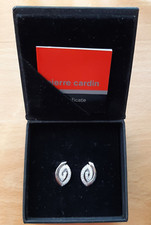 Pierre Cardin 925 Silber Ohrstecker mit Zirkonia Ohrringe Ohrschmuck Damen