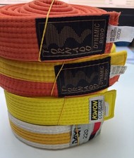 Kampfsportgürtel Set Karate Judo Taekwondo